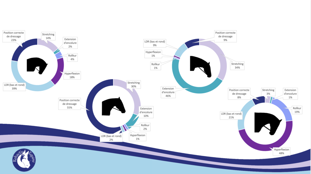 Hyperflexion chez le cheval : résultats